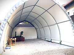 AGROTEL Rundbogenhalle 10,40lg x 6,20 br