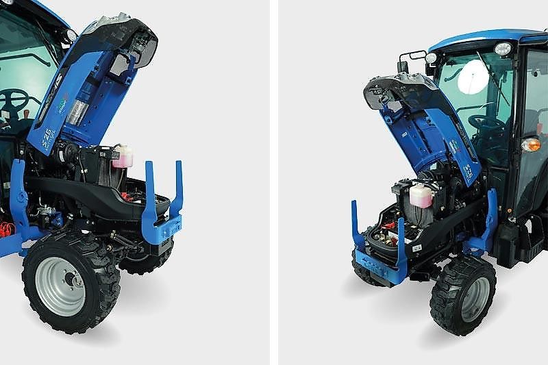 Solis 26 9+9 Kabine Kleintraktor / Ackerstollenbereifung 4x4