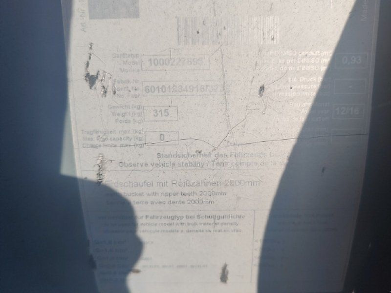 Weidemann Erdschaufel