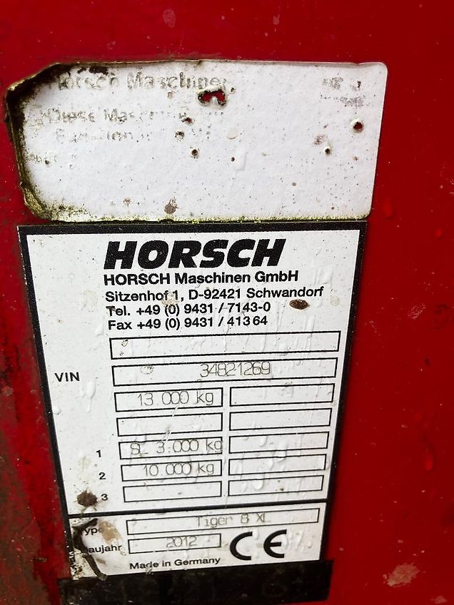 Horsch Tiger 8 XL