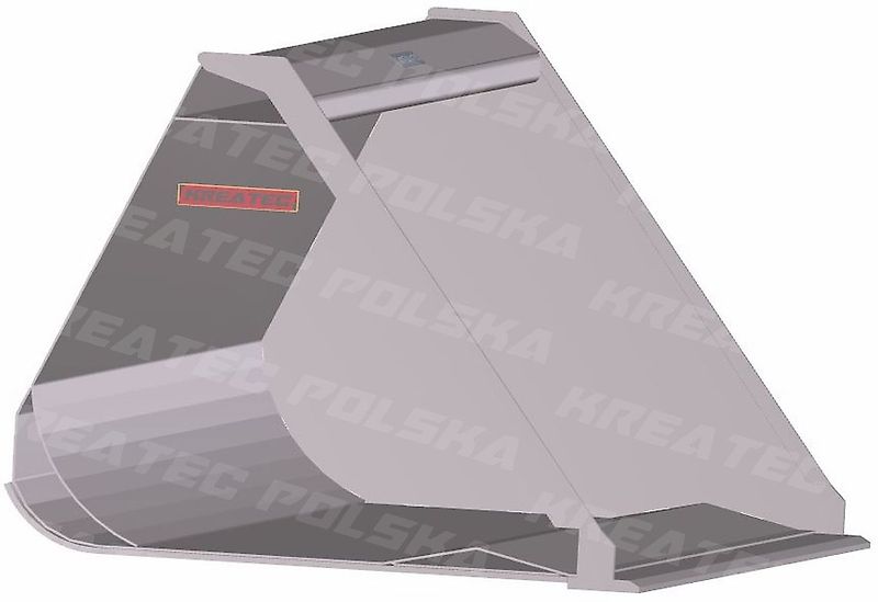 KREATEC Schaufel XL 1,8 bis 3,0m, Teleskoplader, mit Hardox 500 Schurfleiste 20 mm - 3,0 m
