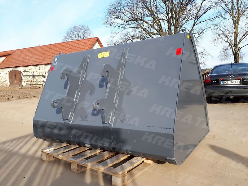 KREATEC Schaufel XL 1,8 bis 3,0m, Teleskoplader, mit Hardox 500 Schurfleiste 20 mm - 3,0 m