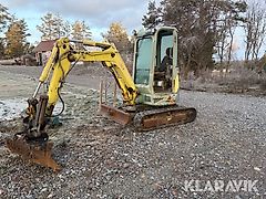 Grävmaskin Yanmar Vio 25 med tillbehör