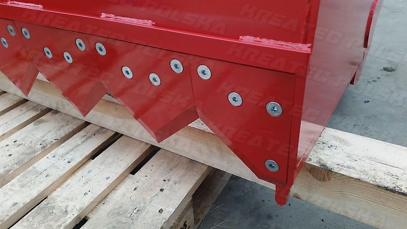 KREATEC Silageschneidzange / Silageschneider/Silobeissschaufel 2,2m mit 3 Zylindern, mit Hardox