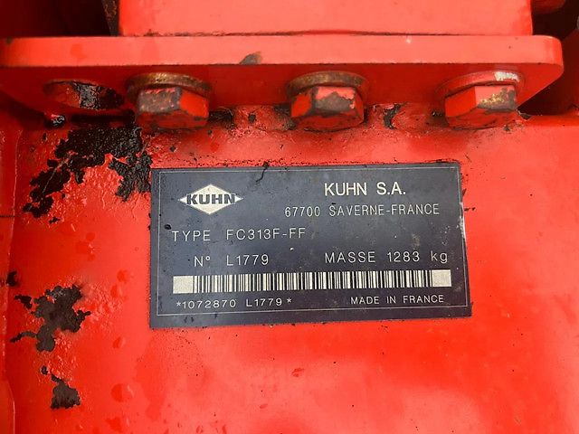 Kuhn FC 883 FF& Fc 313 F-FF Triple maaier