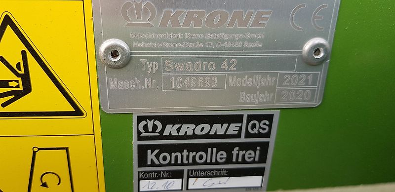 Krone KRONE Swadro_42 MY2022 SN1049693_NEU