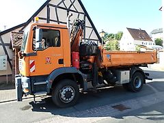 MAN TG-M 18.280 4x4 Kipper Kran 1 hand