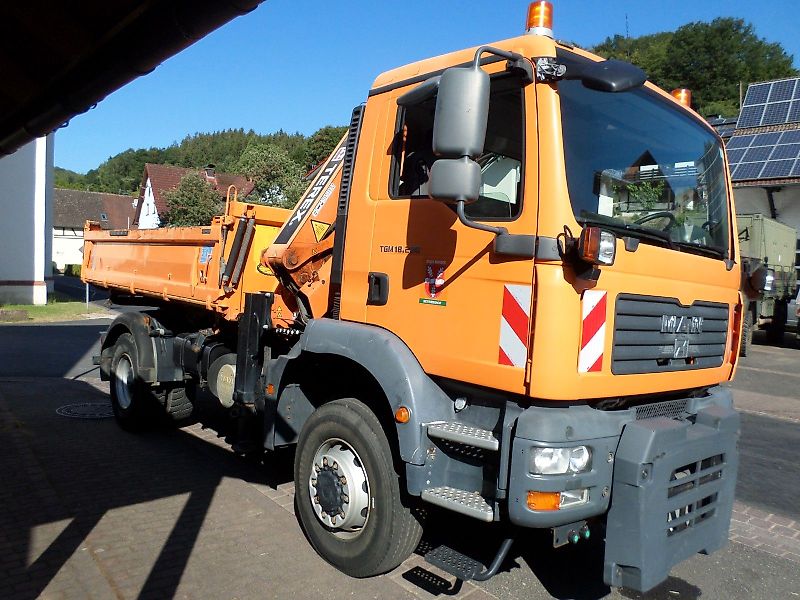 MAN TG-M 18.280 4x4 Kipper Kran 1 hand