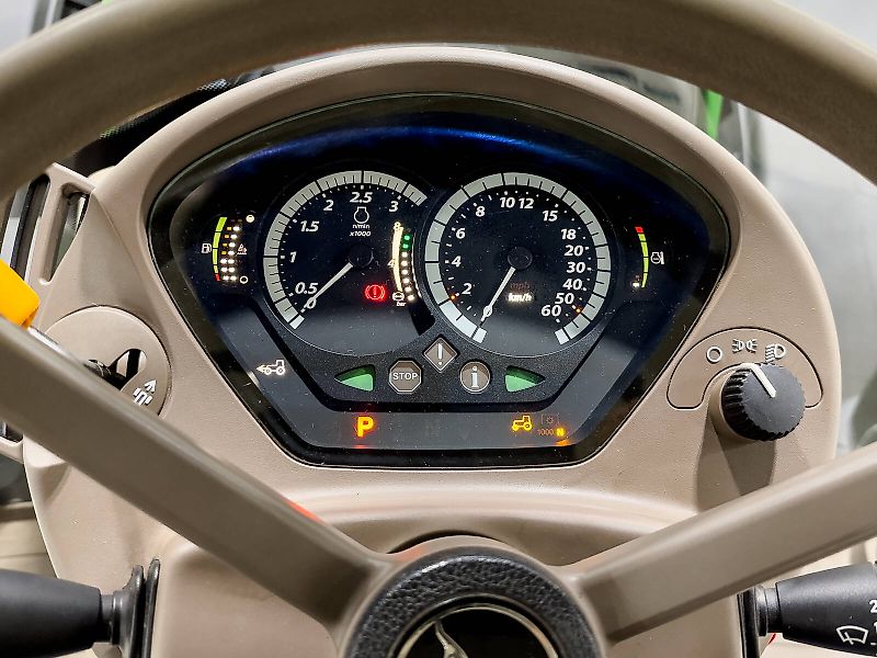 John Deere 6215R AutoPowr IVT 50 km/h, axle suspension, cab suspension, SF7500 AutoTrac, air brake, CommandPro