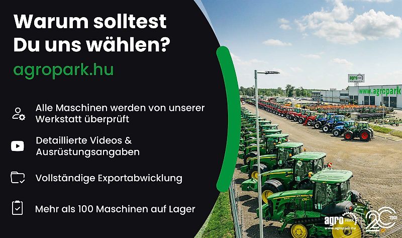 John Deere 6215R AutoPowr IVT 50 km/h, axle suspension, cab suspension, SF7500 AutoTrac, air brake, CommandPro