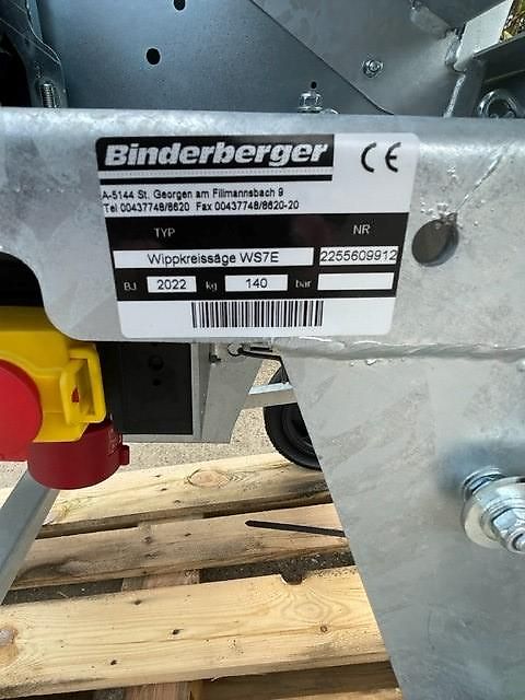 Binderberger WS 700E mit Widia Sägeblatt Aktion Abverkauf