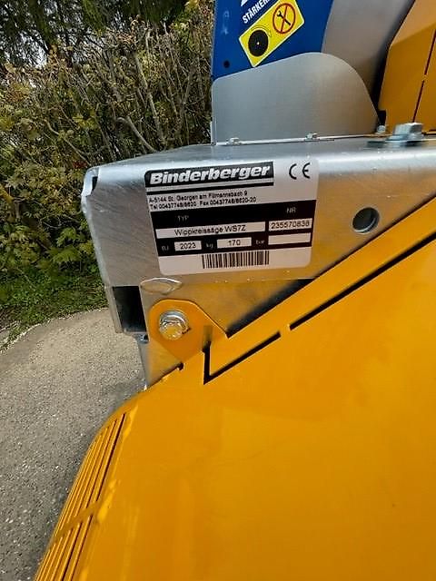 Binderberger Zaptwellen Wippsäge WS 700 Z mit Widia Sägeblatt Abverkaufs Aktion !!!!!!