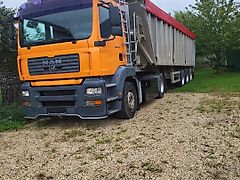 MAN MAN TGA ALU Sattelkipper Rübenfahrzeug