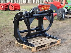 Forstgreifer Rückezange Holzgreifer für Frontlader Euroaufnahme Holzladezange mit zwei Zylindern