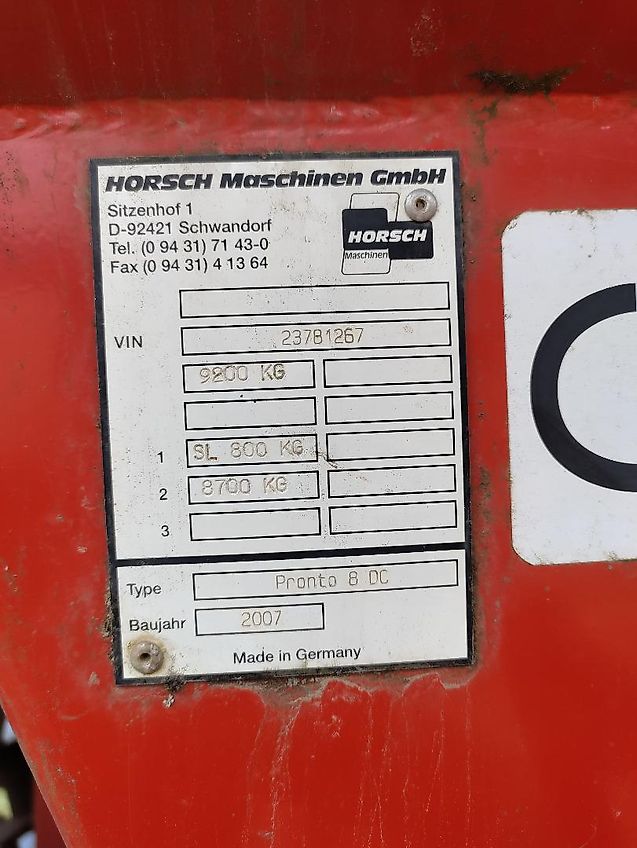 Horsch Pronto 8DC