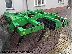 Dziekan Mulchmeißelpflüg CENTAUR PDBC25F2Z2.mit doppelt gewellter Rohrzahnwalze zum Mulchen vorne 530, hinten 460, mit doppelt gezahnter Saitenwelle