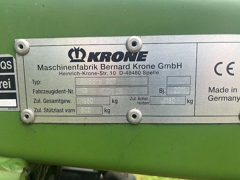 Krone Swadro 807