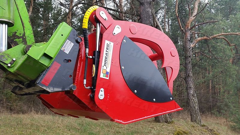 KREATEC Silagebeißschaufel HEAVY für Teleskoplader, mit Hardox 500 Schurfleiste, 4 Lagerpunkten