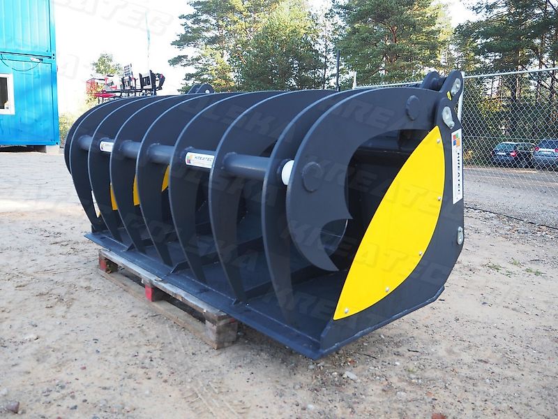 KREATEC Silagebeißschaufel HEAVY für Teleskoplader, mit Hardox 500 Schurfleiste, 4 Lagerpunkten