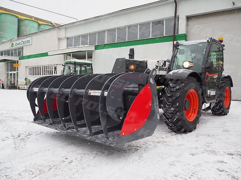 KREATEC Silagebeißschaufel HEAVY für Teleskoplader, mit Hardox 500 Schurfleiste, 4 Lagerpunkten