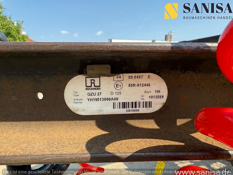 Kögel AW18/Wechselfahrgestell/BDF/Pneumatik