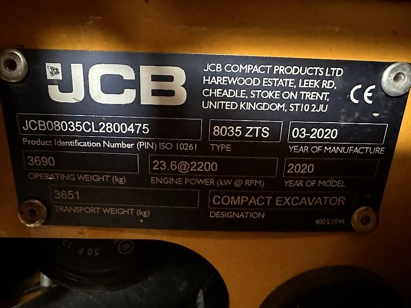 JCB 8035 ZTS