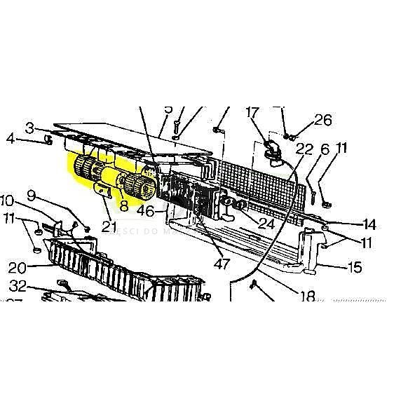 Landini SILNICZEK DMUCHAWY 3310484M91