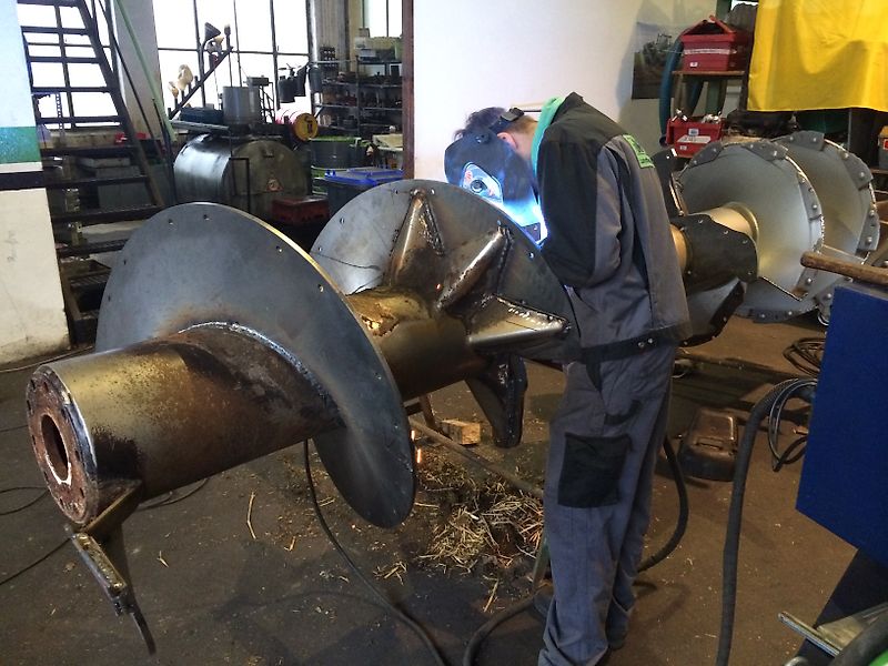 Mischschnecke oder Schneckenwindungen für Mischwagen von RMH