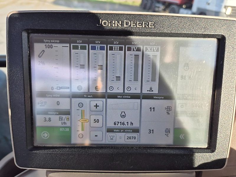 John Deere 6215R, GPS, 50km/h