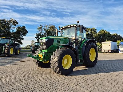 John Deere 6215R, GPS, 50km/h