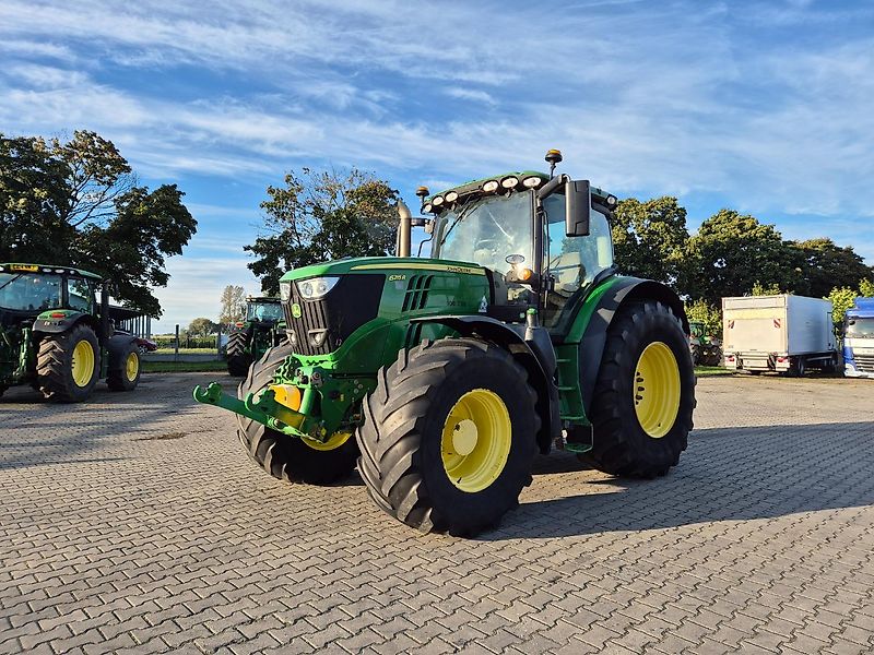 John Deere 6215R, GPS, 50km/h