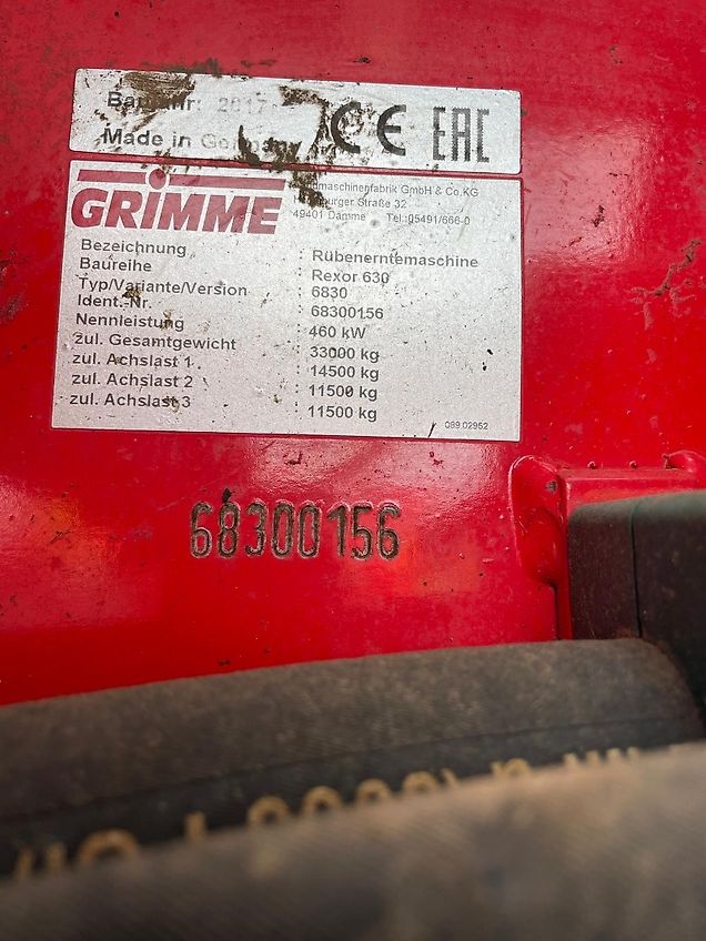 Grimme REXOR 630 Rüttelschar FM