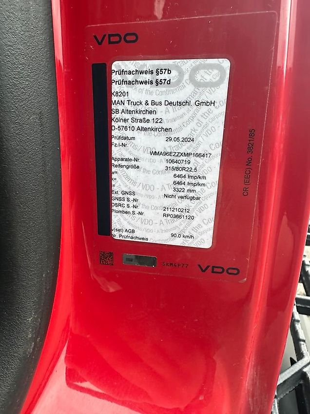 MAN 4-Achs Kipper 8*8 41.510 Hinterkippmulde Netto 127500