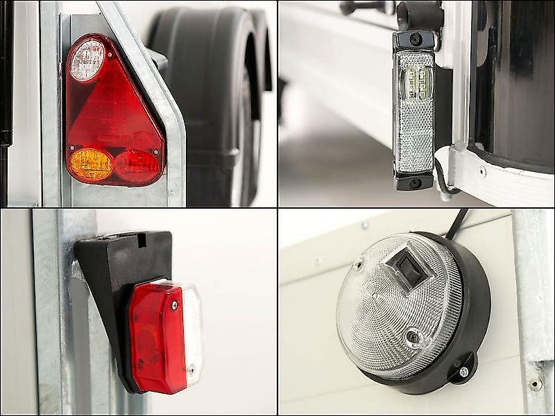 Debon Kofferanhänger C500 164x300cm H:200cm 2,6t|Alu|Polybug|Tür