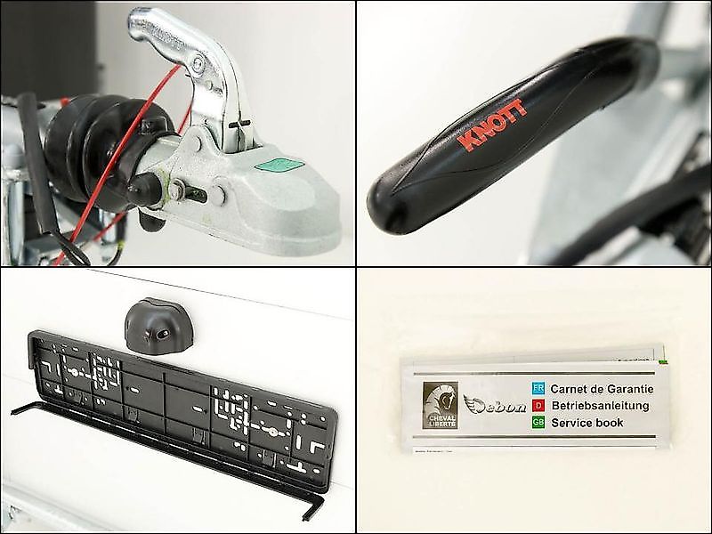 Debon Kofferanhänger C500 164x300cm H:200cm 2,6t|Alu|Polybug|Tür