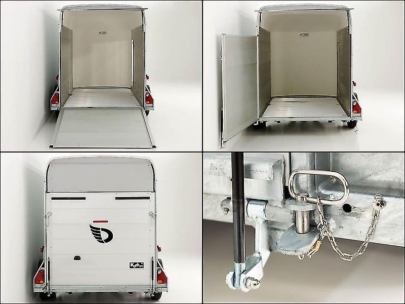 Debon Kofferanhänger C500 164x300cm H:200cm 2,6t|Alu|Polybug|Tür