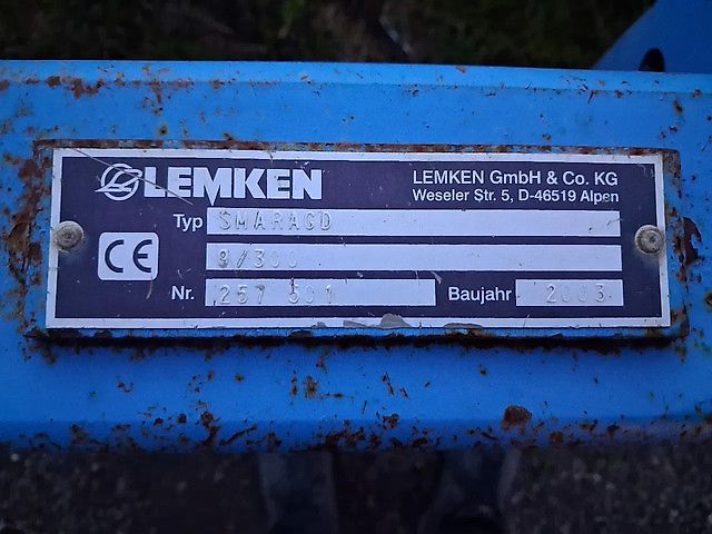 Lemken Smaragd 9/300 cultivator